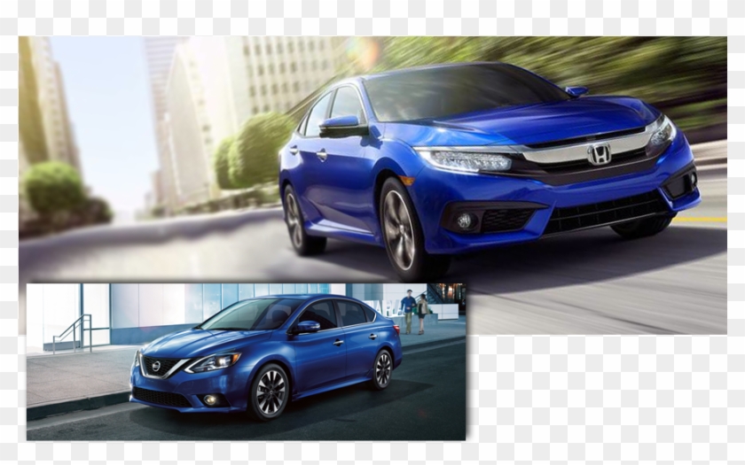 2017 Nissan Sentra - Nissan Sentra 2018 Vs Honda Civic 2018 Clipart #3906012