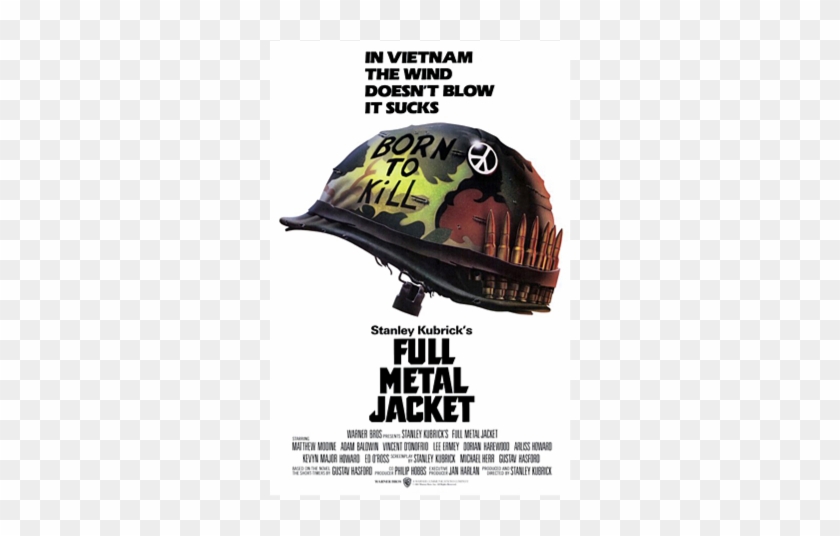 Full Metal Jacket Is A Movie Centered Around The Vietnam - Full Metal Jacket Poster Clipart #3906152