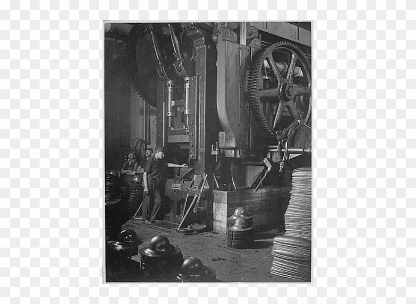 Manufacturing Adrian Helmets - Budd Company Clipart