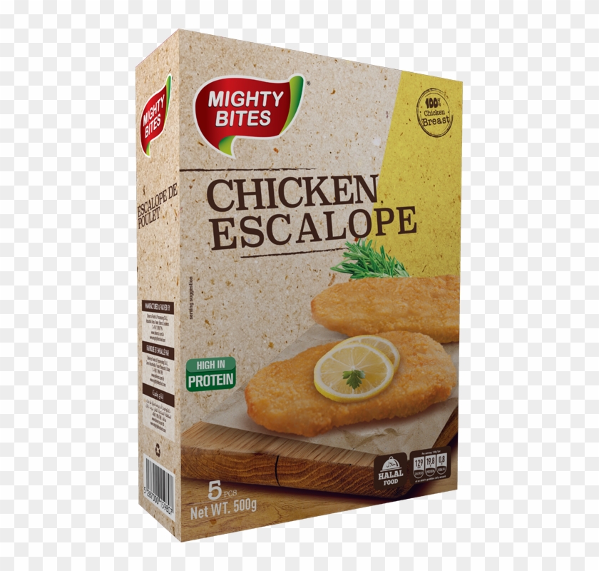 Chickenescalope5 Pcs - Mighty Bites Chicken Strips Clipart
