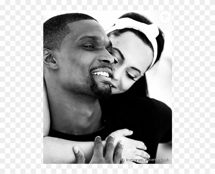 Chris Bosh Et Sa Femme Adrienne Sont Devenus - Love Clipart