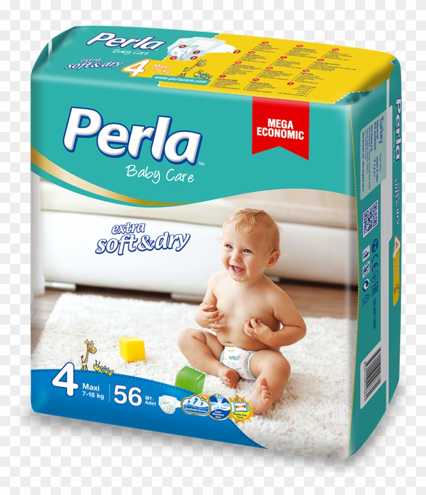 Quality Mega Economic Baby Diapers - Perla Baby Clipart