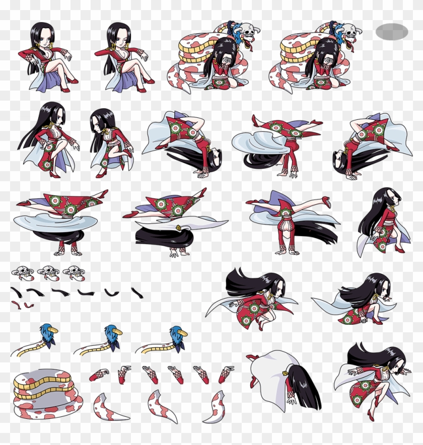 Shichibukai Boa Hancock - Boa Hancock Sprites Clipart #3906750