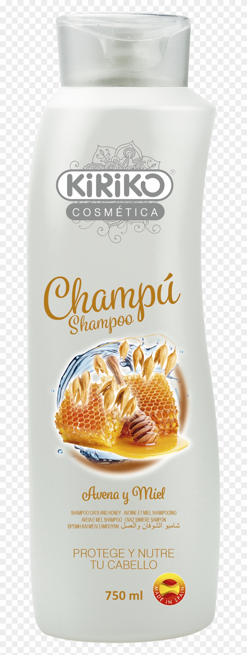 Oatmeal & Honey Shampoo - Kiriko Clipart #3907023