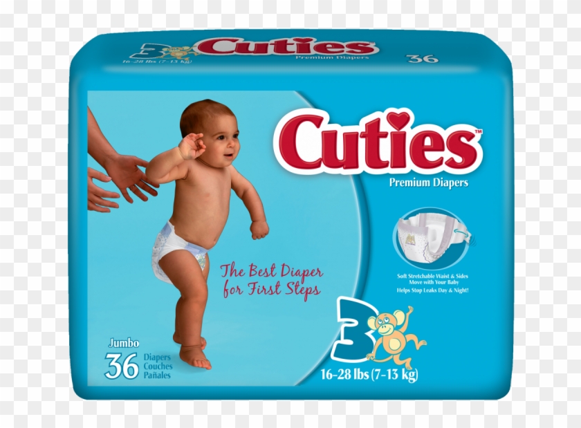 More Views - Cuties Diapers Clipart #3907279