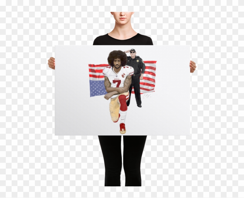 Kaepernick "freedomtochoose" Canvas Art - Canvas Clipart #3907366