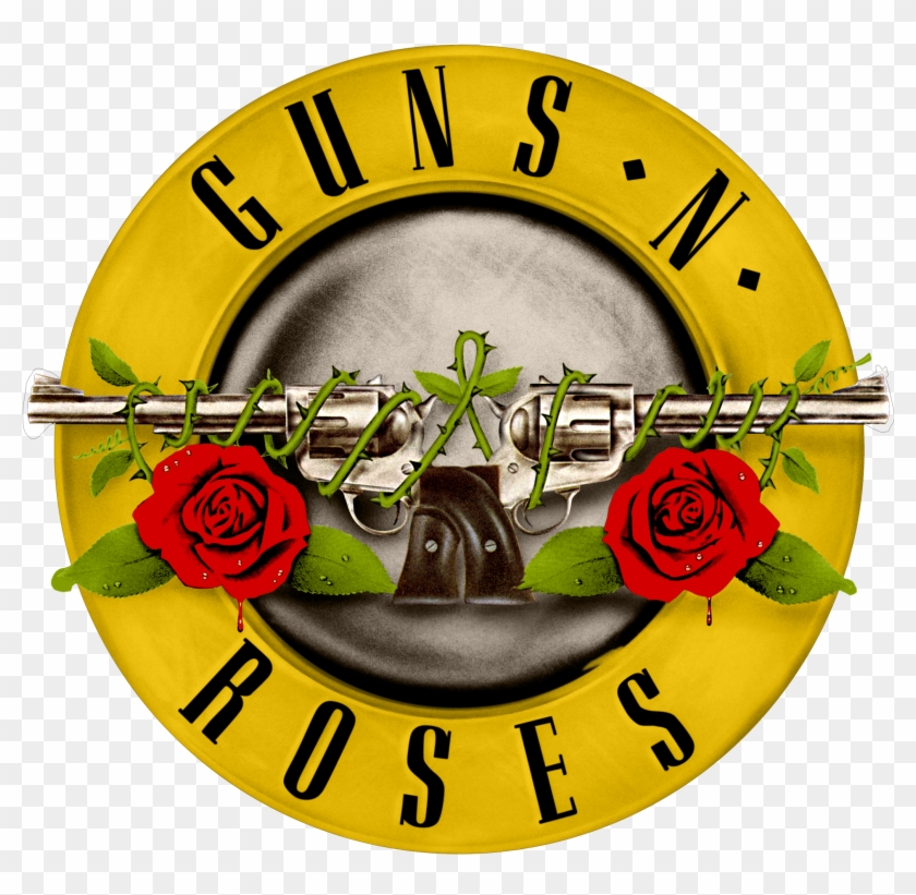 Property 2409 - - Logo Guns And Roses Png Clipart #3907477