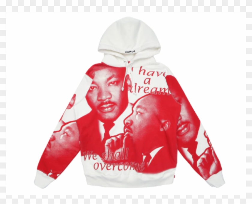Supreme Mlk Hoodie Sweatshirt - Supreme Mlk Hoodie Clipart #3907524