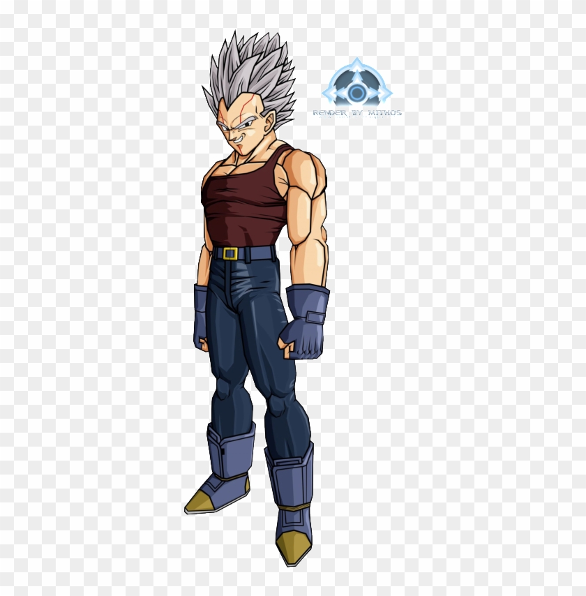 Dragon Fist Man Wrote - Dragon Ball Gt Vegeta Ssj 1 Clipart #3907688