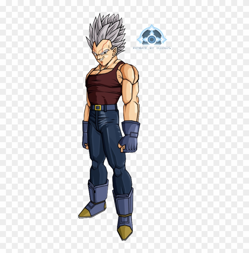 Dragon Fist Man Wrote - Dragon Ball Gt Vegeta Ssj 1 Clipart