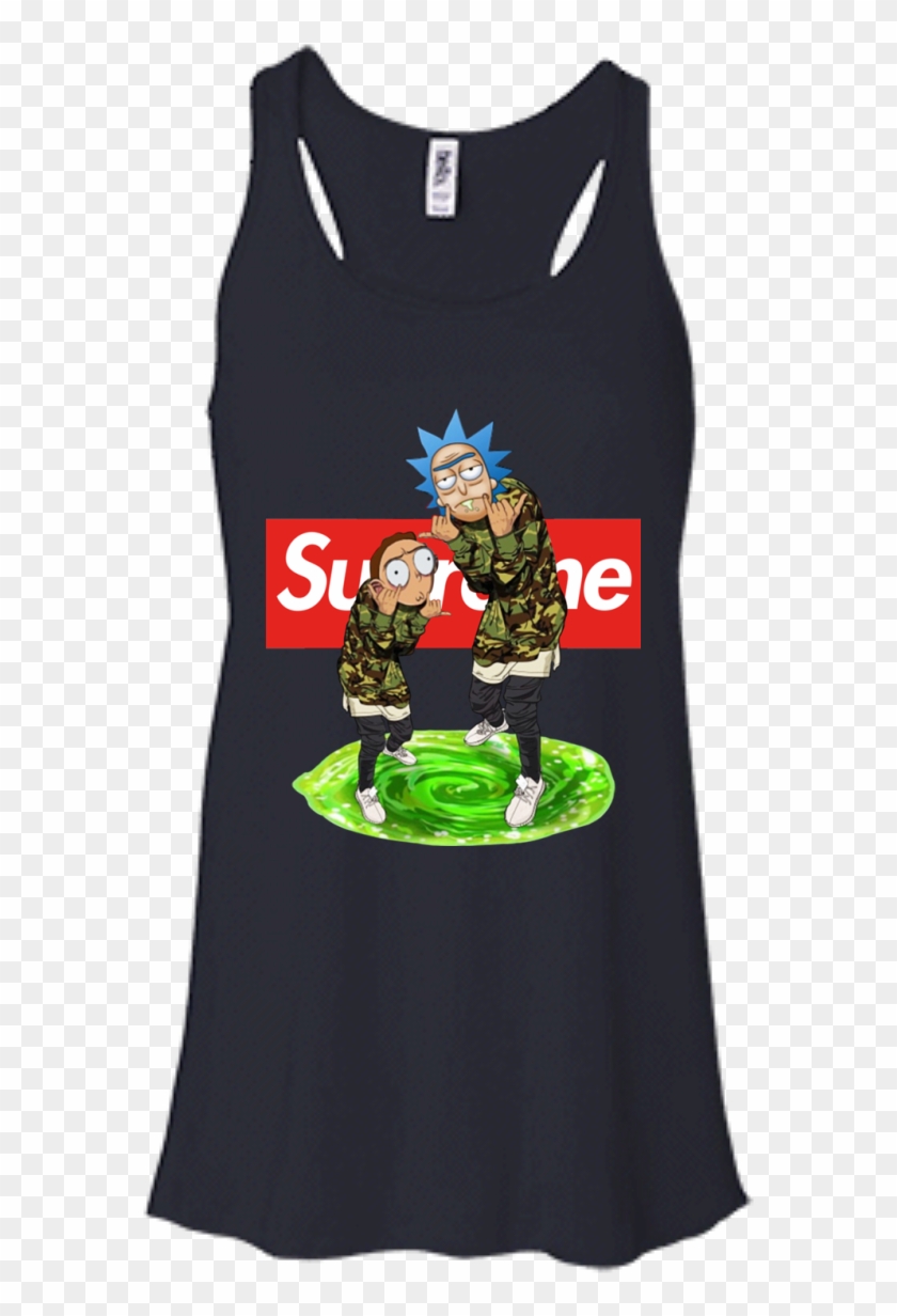 Rick And Morty Supreme Shirt, Hoodie, Tank - Supreme Rick And Morty Transparent Clipart #3907860