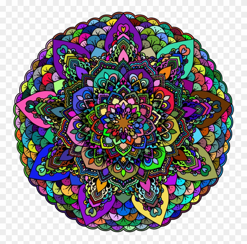 Computer Icons Line Art Kaleidoscope Color - Clip Art - Png Download