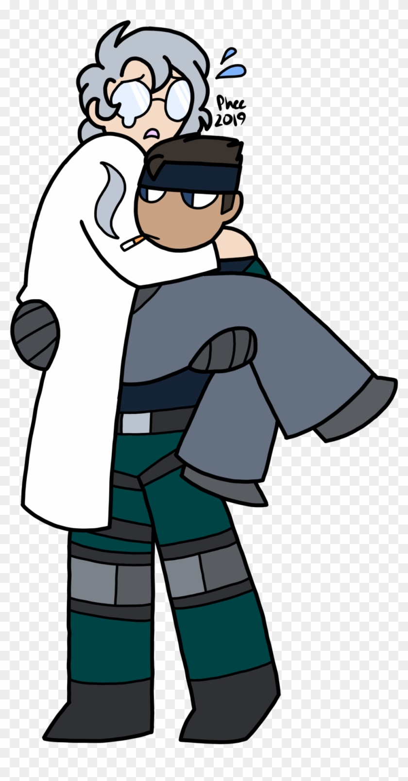 Finally Finished Watching Mgs Yesterday Here's Snake - Cartoon Clipart #3908636