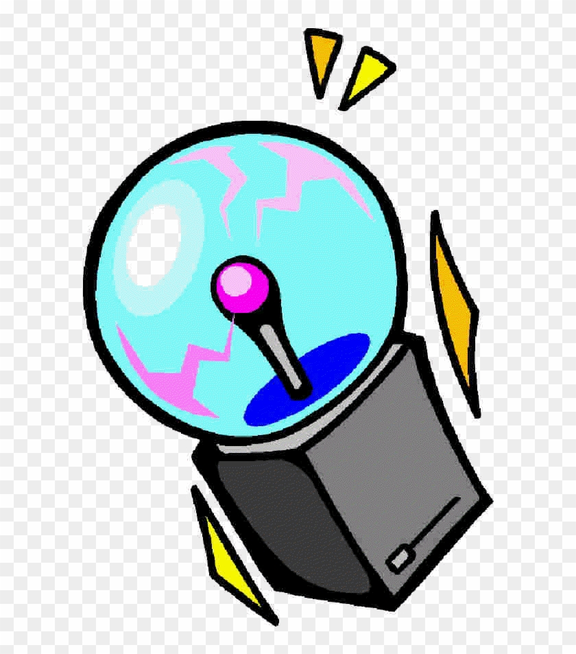 Comparing Static And Current Electricity - Static Electricity Ball Clip Art - Png Download #3908772