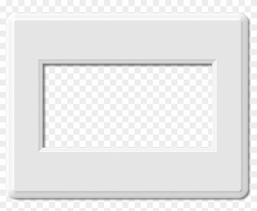 Frame Square White - Display Device Clipart #3909073