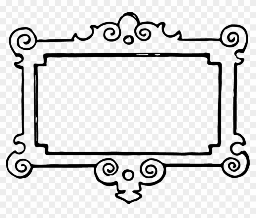 Black White Frames Frameswalls Org Clip Art - Frames Black And White - Png Download #3909104