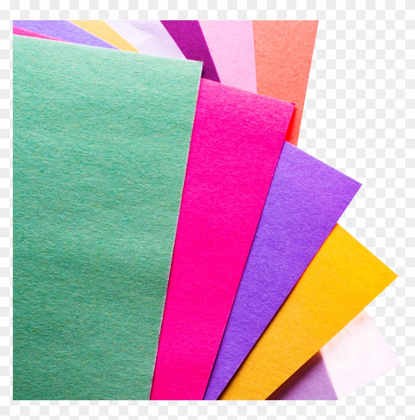 Colourful Papers Png Image - Construction Paper Clipart #3909457