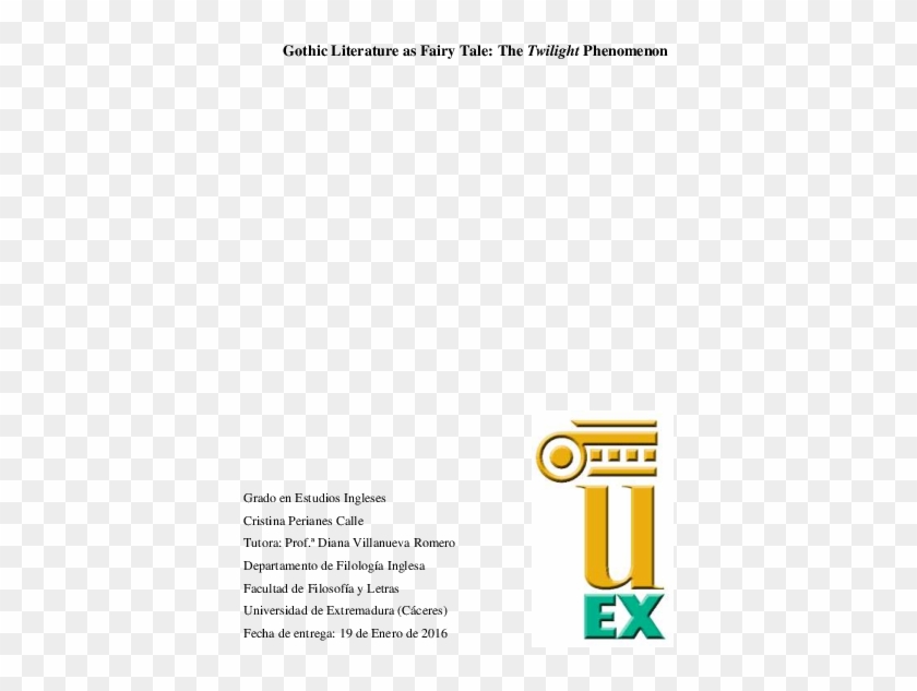 Pdf - University Of Extremadura Clipart #3910416