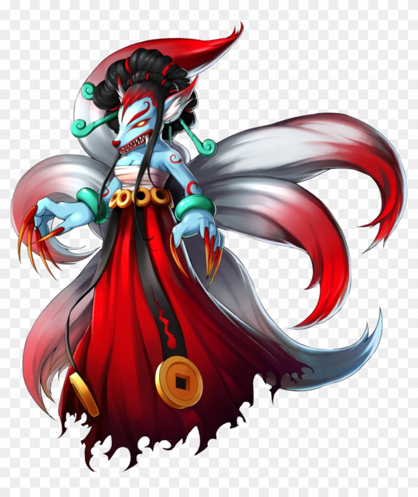 New Monster Nine-tailed Fox Hongryeon - Gumiho Grand Chase Clipart