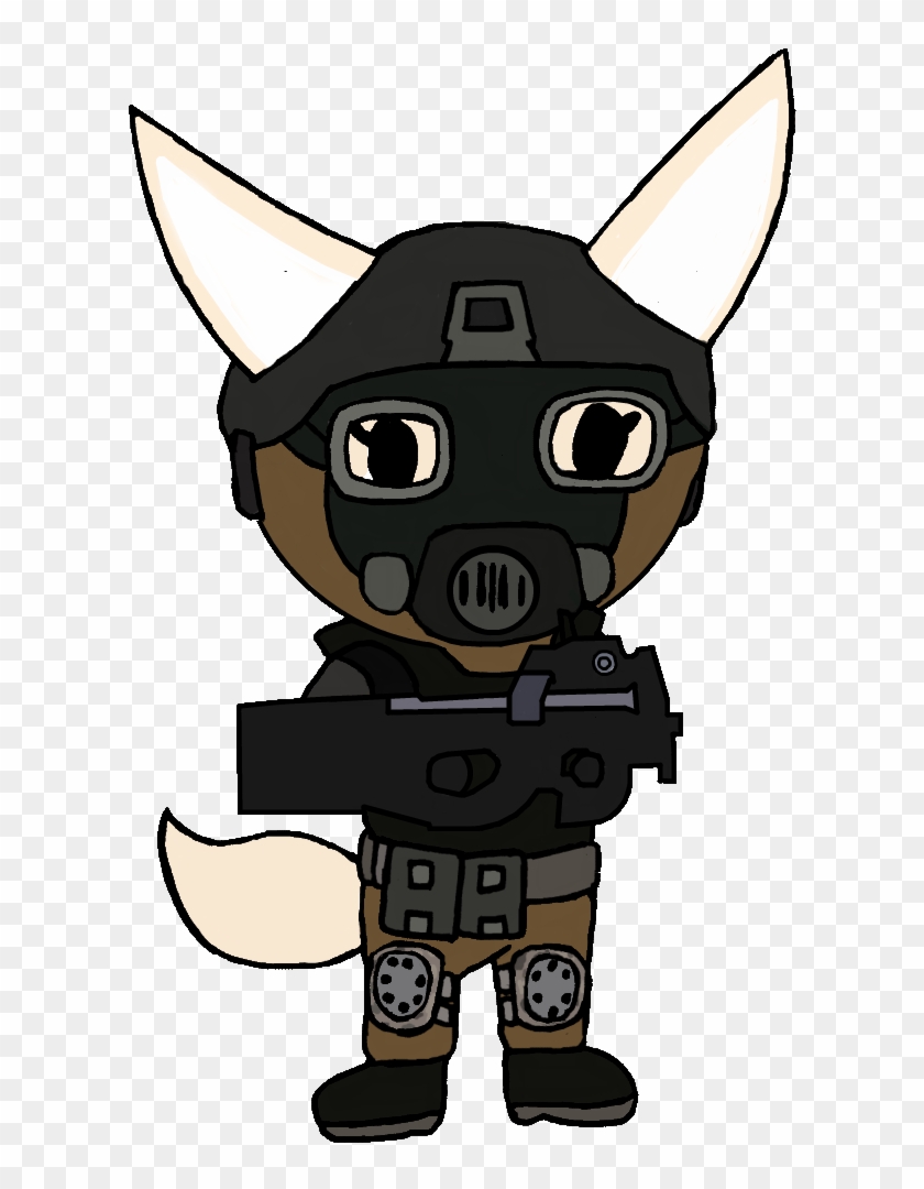 #fenneko From #aggretsuko, Wearing Nine-tailed Fox - Draw The Nine Tailed Fox Clipart