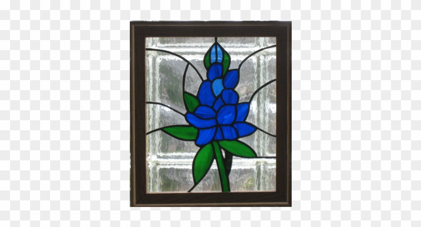 Bluebonnet - Stained Glass Clipart