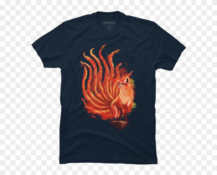 Nine Tailed Fox - Gogeta Blue Shirt Clipart