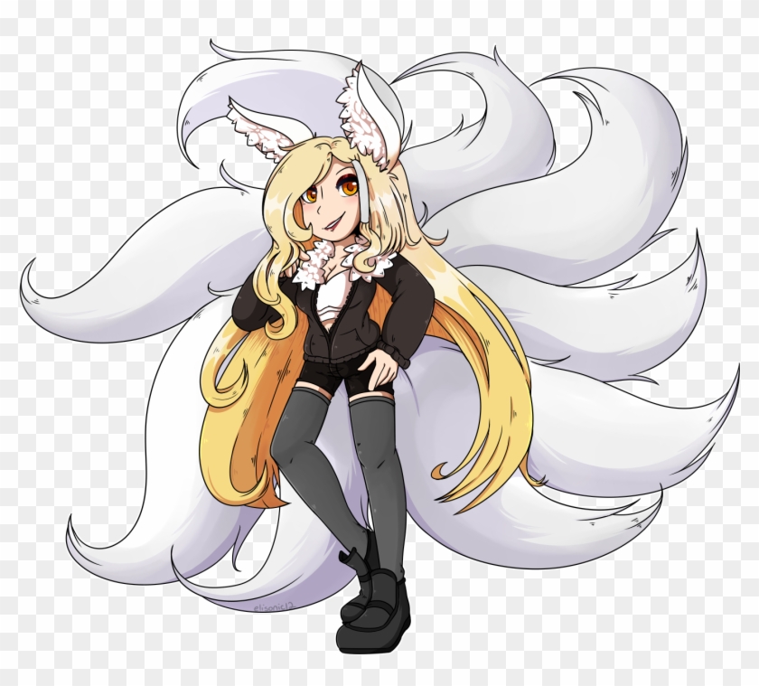 Nine Tailed Vixen - Cartoon Clipart