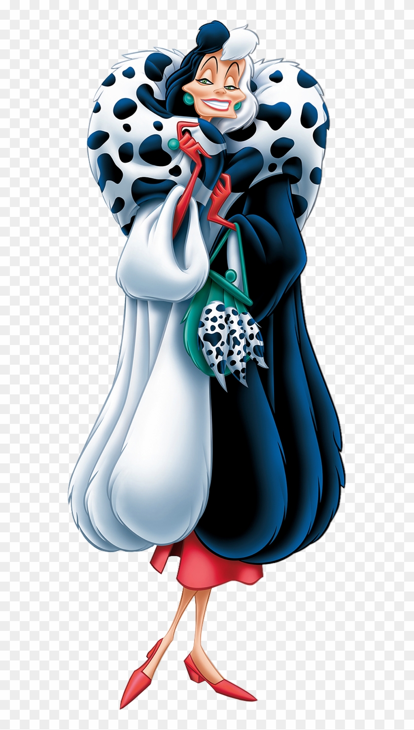 Cruella De Vil 101 Dalmatians Transparent Png Clip - Cruella De Vil Png