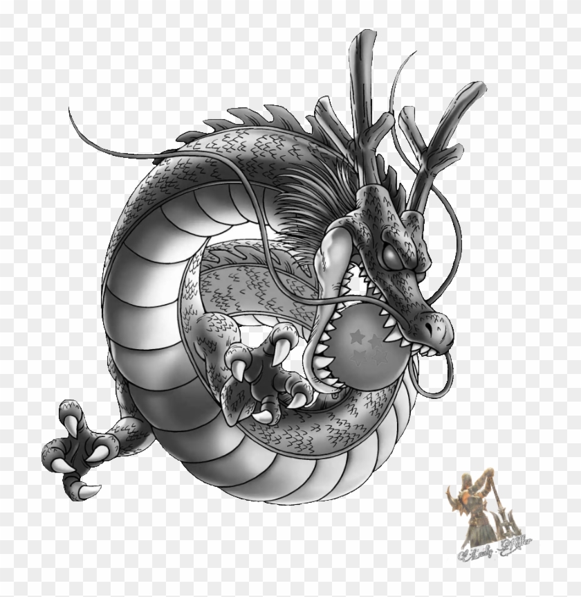 Shenlong Sticker - Dragon Ball Z Tattoo Shenron Clipart