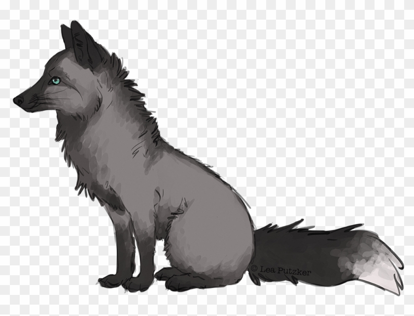 Svg Freeuse Stock Drawing Foxes Dark - Schipperke Clipart