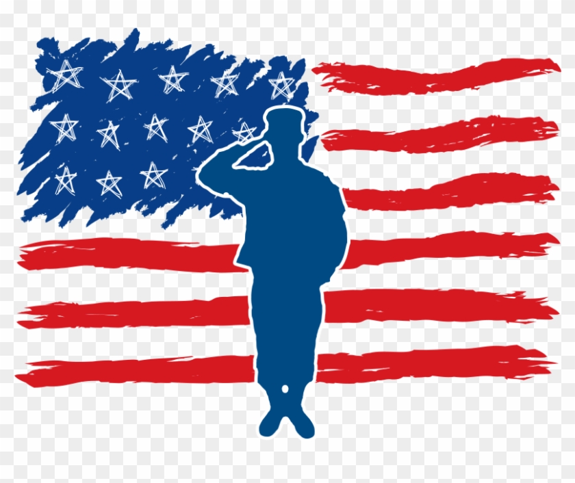Troop Rewards - Hand Drawn American Flag Clipart #3912810