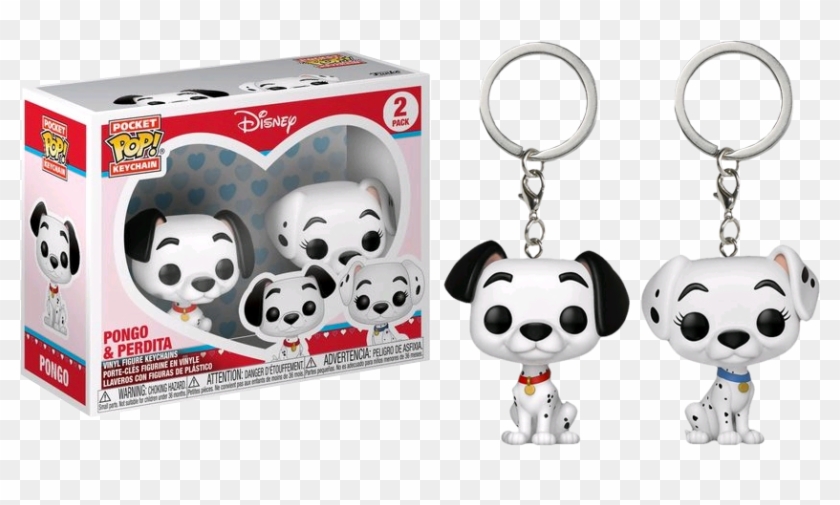 101 Dalmatians - Pongo And Perdita Pop Keychain Clipart