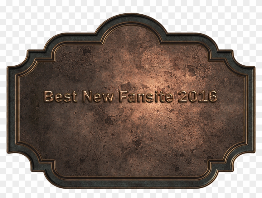 Bronze Metal Banner Psd - Commemorative Plaque Clipart