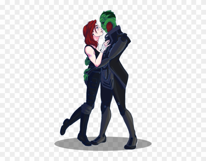 Rekindling My Love For Thane And Mass Effect - Mass Effect Thane Krios Romance Drawings Clipart #3913524