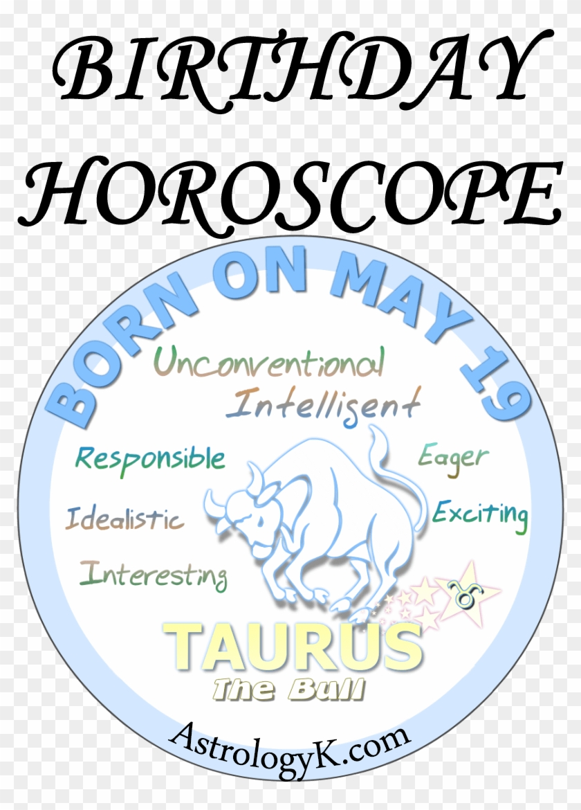 May 19 Birthday Horoscope - 19 May Zodiac Sign Clipart