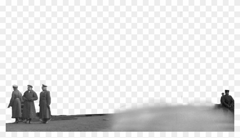 Hungarian Train Station In 1916 Hungarian Train Station - Monochrome Clipart #3913944