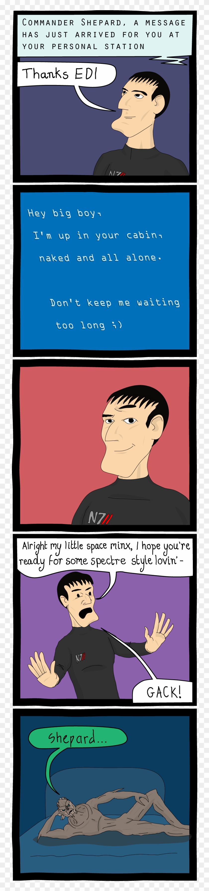 Commander Shepard Is Such A Player - Poster Clipart #3913969