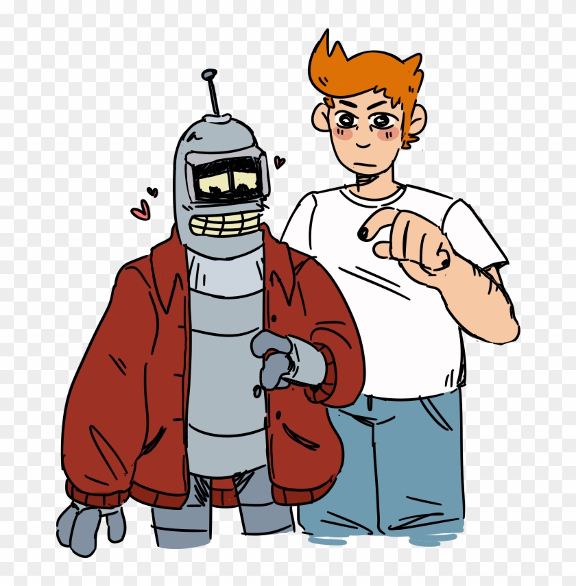 Futurama Frender Philippjfry Fry Bender - Futurama Frender Clipart