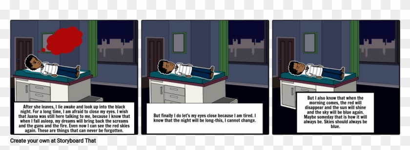 Important Scene For Red Midnight - Cartoon Clipart