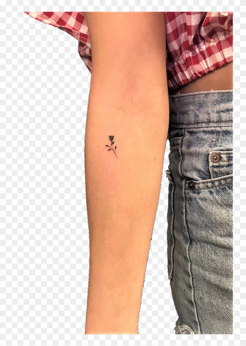 72 Images About On We Heart It - Small Rose Tattoo Clipart