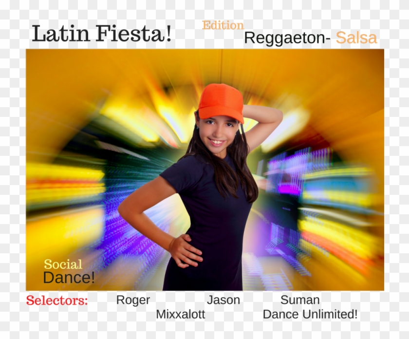 Free Entrance Latin Fiesta Reggaeton Salsa Edition - Girl Clipart #3914840