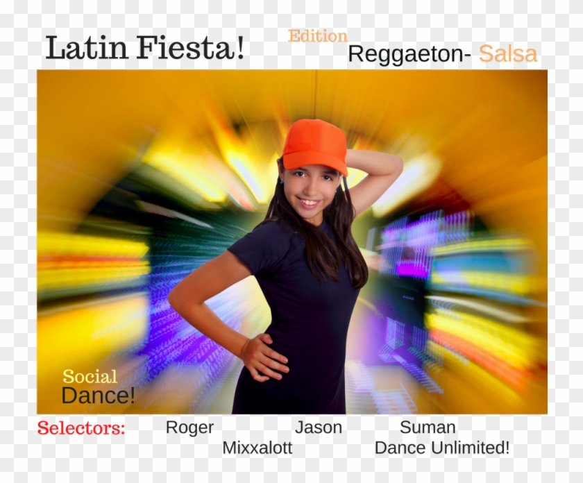Free Entrance Latin Fiesta Reggaeton Salsa Edition - Girl Clipart