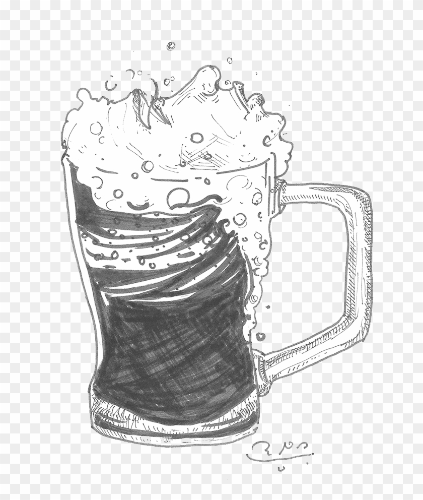 Post- Happy Hour - Sketsa Beer Clipart