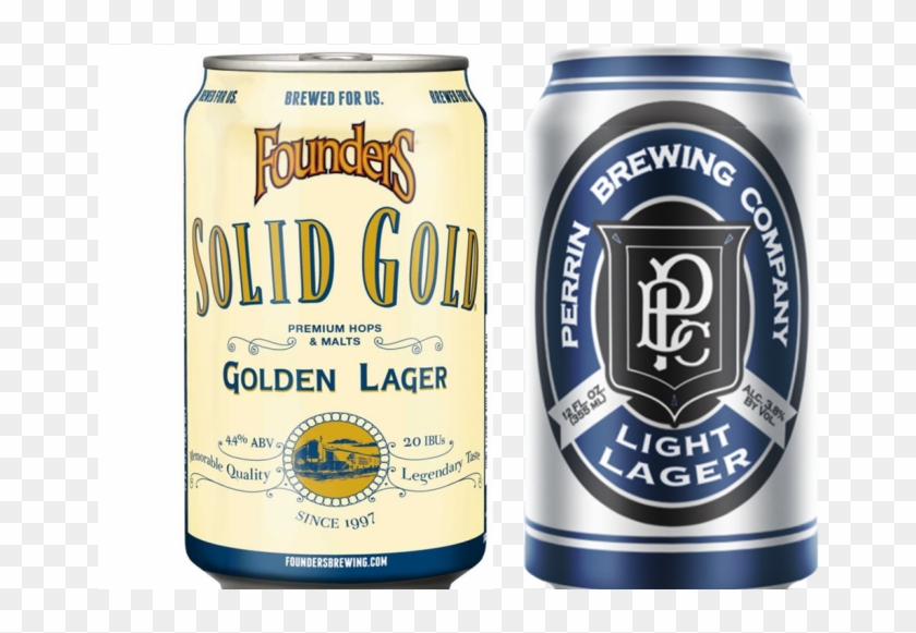 Craft Brewers March Into The Mainstream - Founders Solid Gold Premium Lager Clipart #3915349