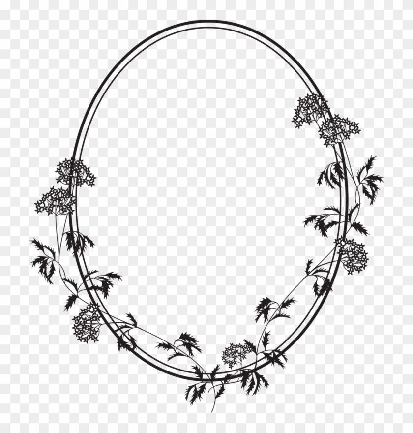 Flower Background Png - Çerçeve Slayt Clipart #3915589