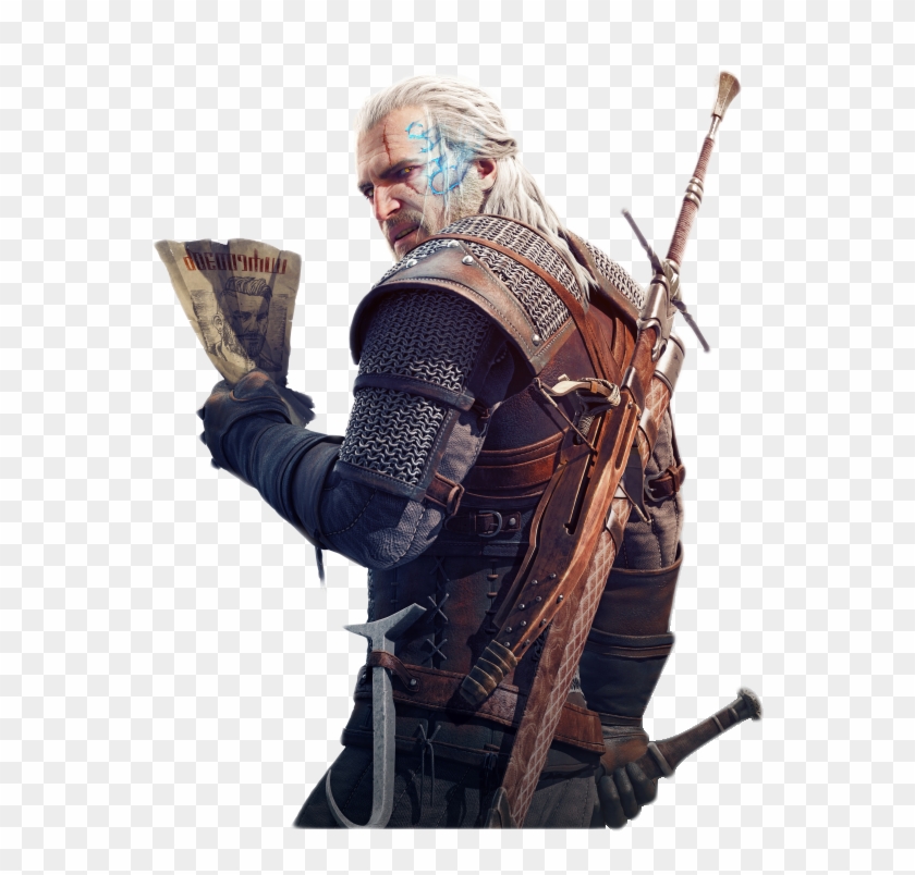 Witcher Geralt Of Rivia - Geralt Hearts Of Stone Clipart #3915981