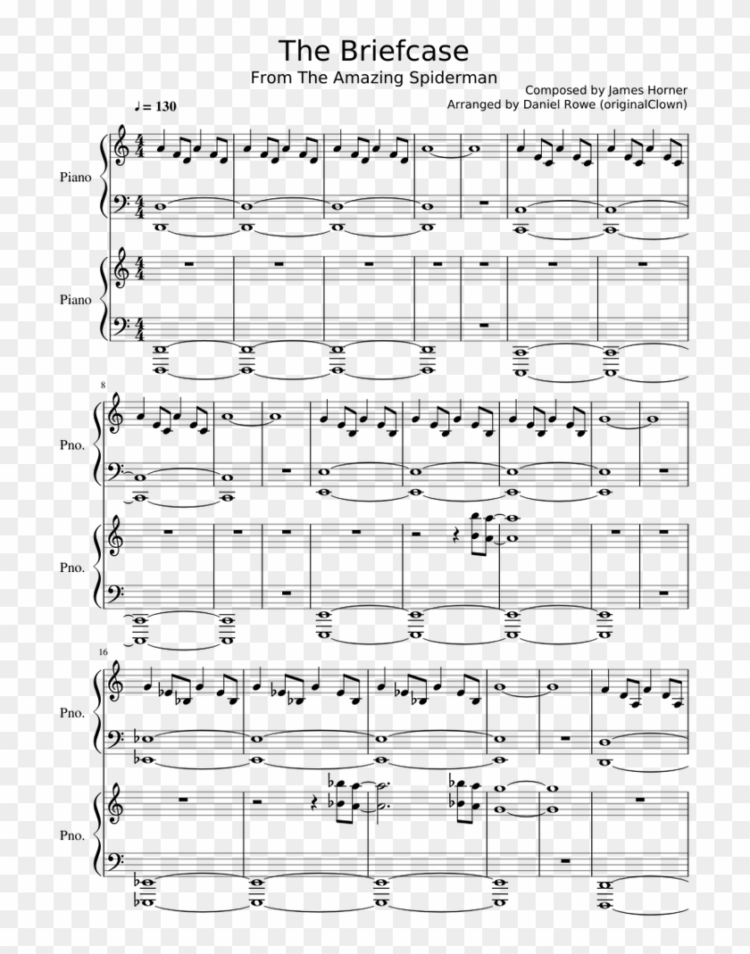 The Briefcase - Soren Bebe Sheet Music Clipart #3916084
