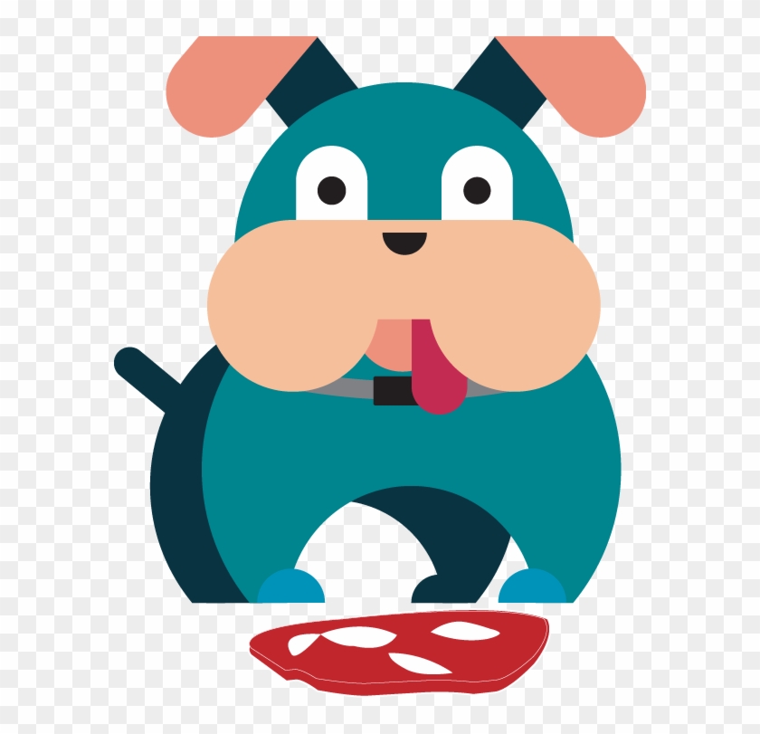 The Relative Cost Of Raw Meat And The Size Of Your - Cartoon Dogs Bed Clipart #3916111