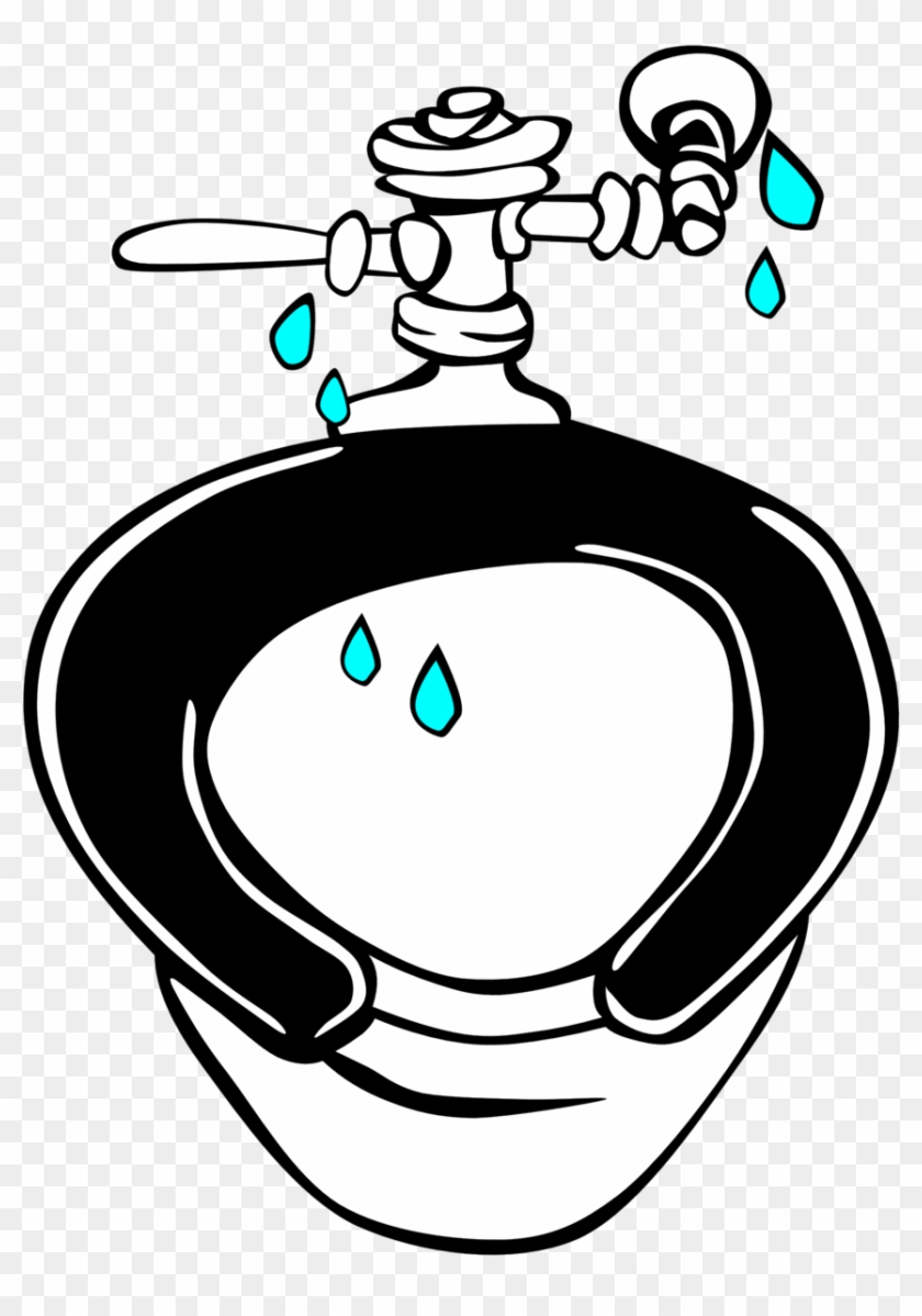 Leaking Toilet - Toilet Clip Art - Png Download #3916612