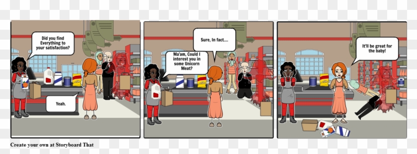 Unicorn Meat - Cartoon Clipart